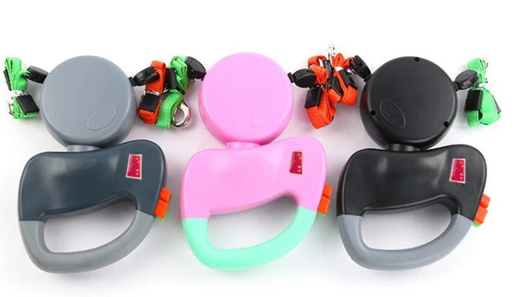 Dual untangle dog leash